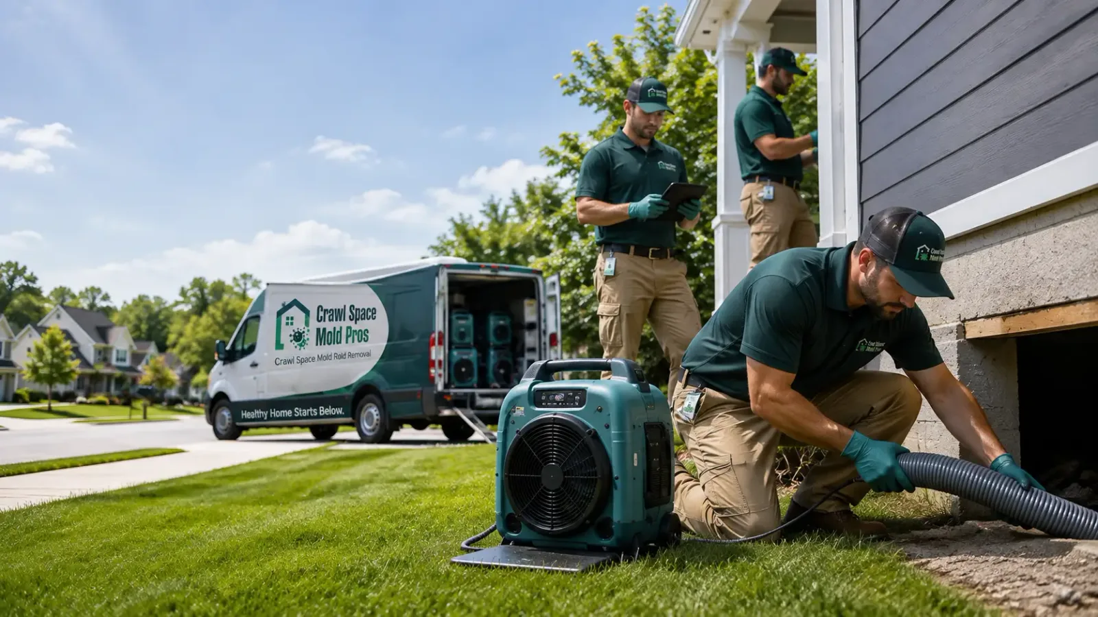 Crawl Space Mold Removal in Fayette, OH